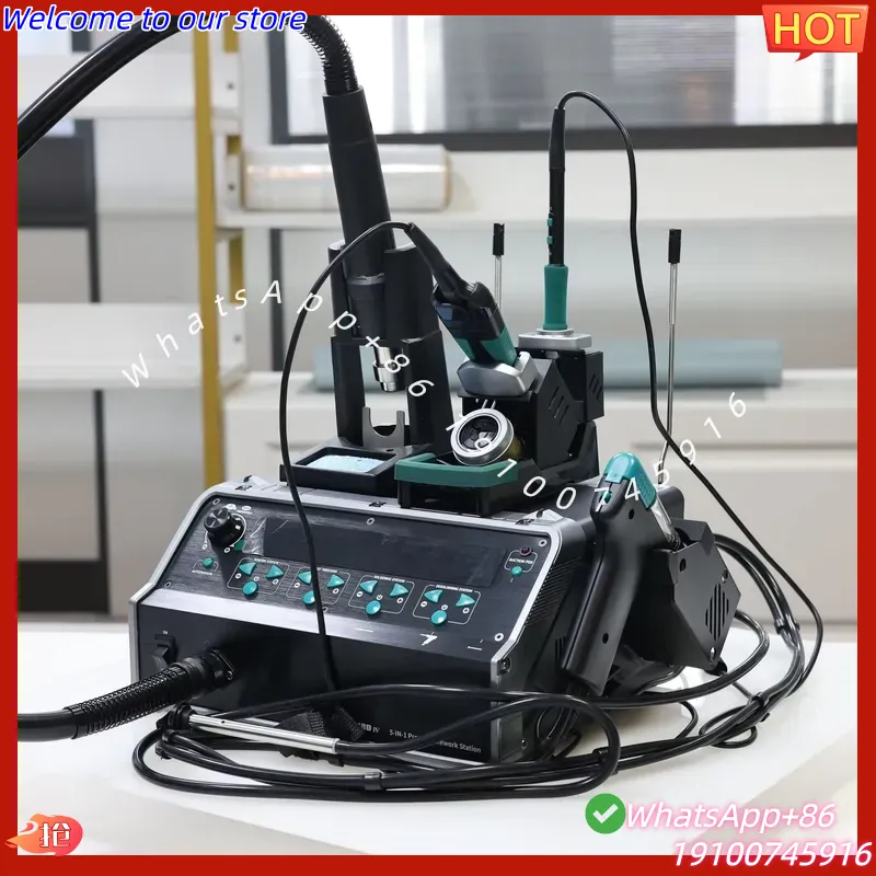 Desoldering Pump Electric Vacuum Station - 2026Hot YIHUA-948D IV 5-in-1 Soldering Station