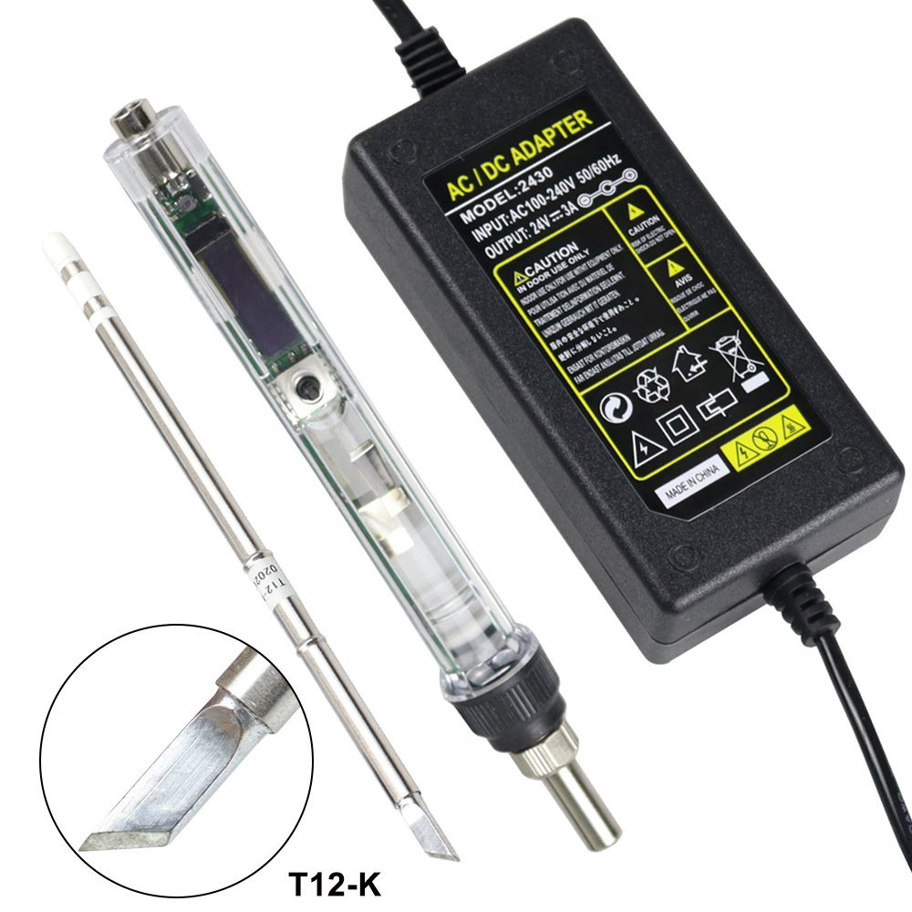 T12 Điện Mỏ Hàn Bộ DC 12-24V 7 - đánh giá và giá T12 Soldering Station Oled
