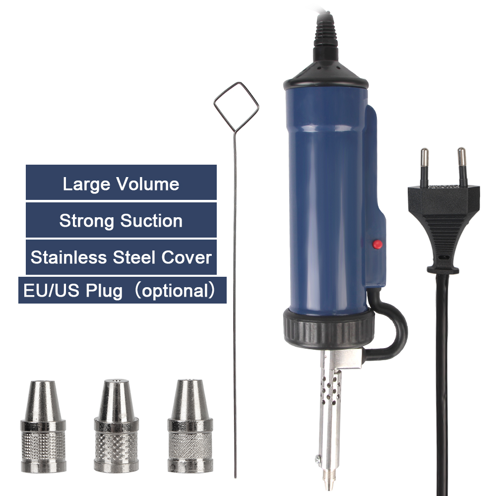 Tin Sucker Vacuum with 3 Sucti - đánh giá và giá Desoldering Pump Electric Vacuum Station