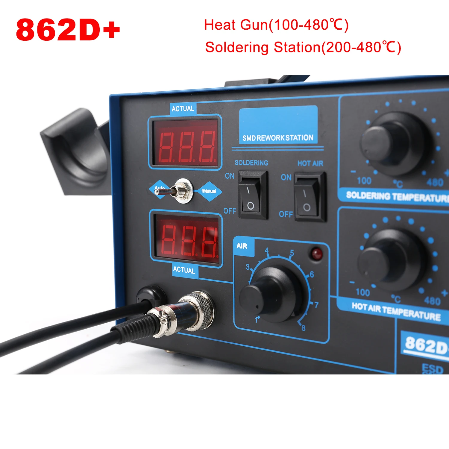 2 In 1 750W Soldering Station  - đánh giá và giá 2 In 1 Soldering Rework Station 750W