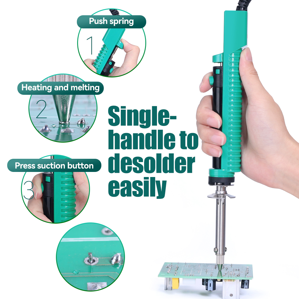 YIHUA 929D-V Tin Sucker Electr - đánh giá và giá Desoldering Pump Electric Vacuum Station