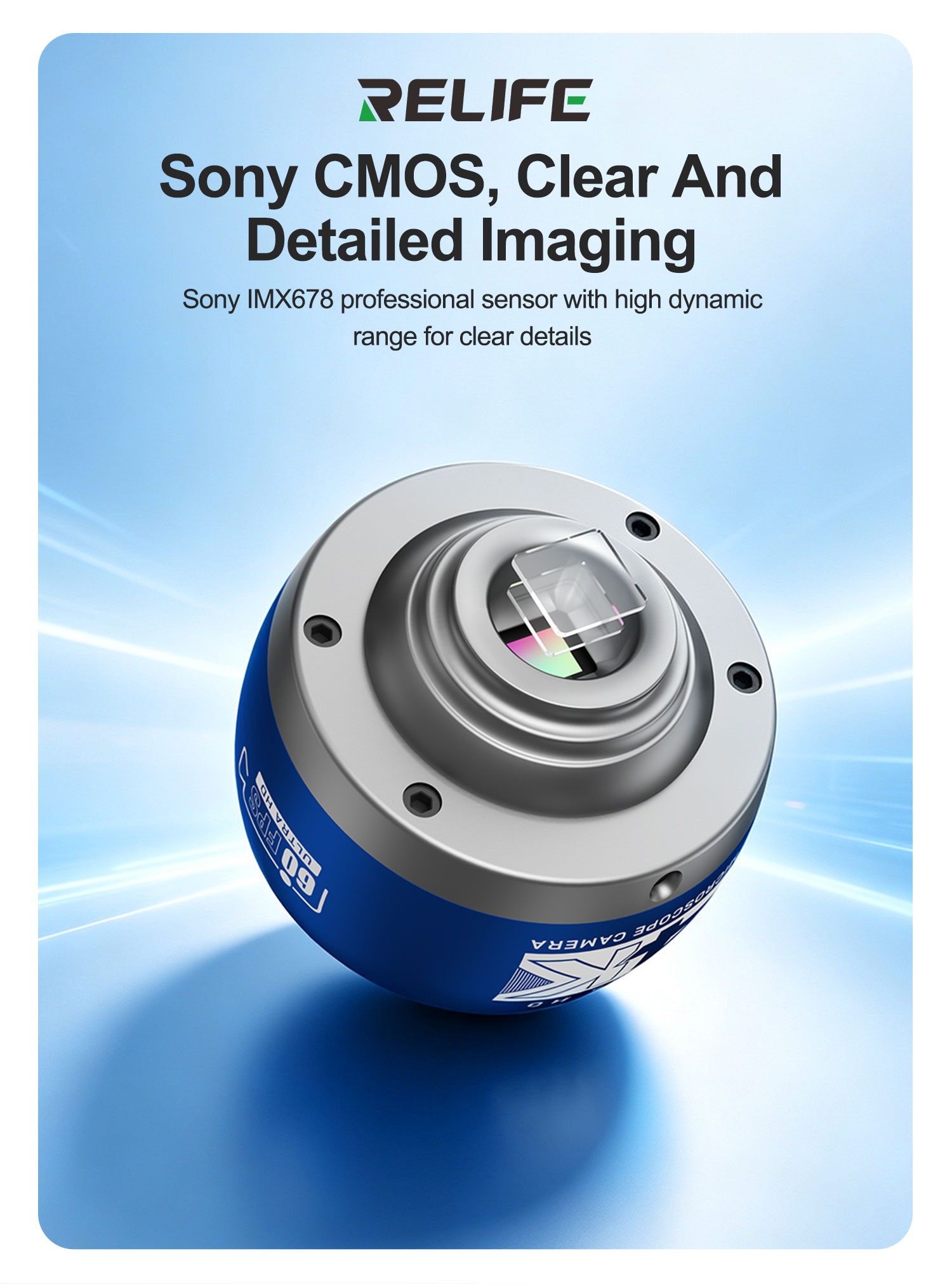 RELIFE MC5 4K 60FPS Microscope - đánh giá và giá 4K Microscope Camera Sony Sensor