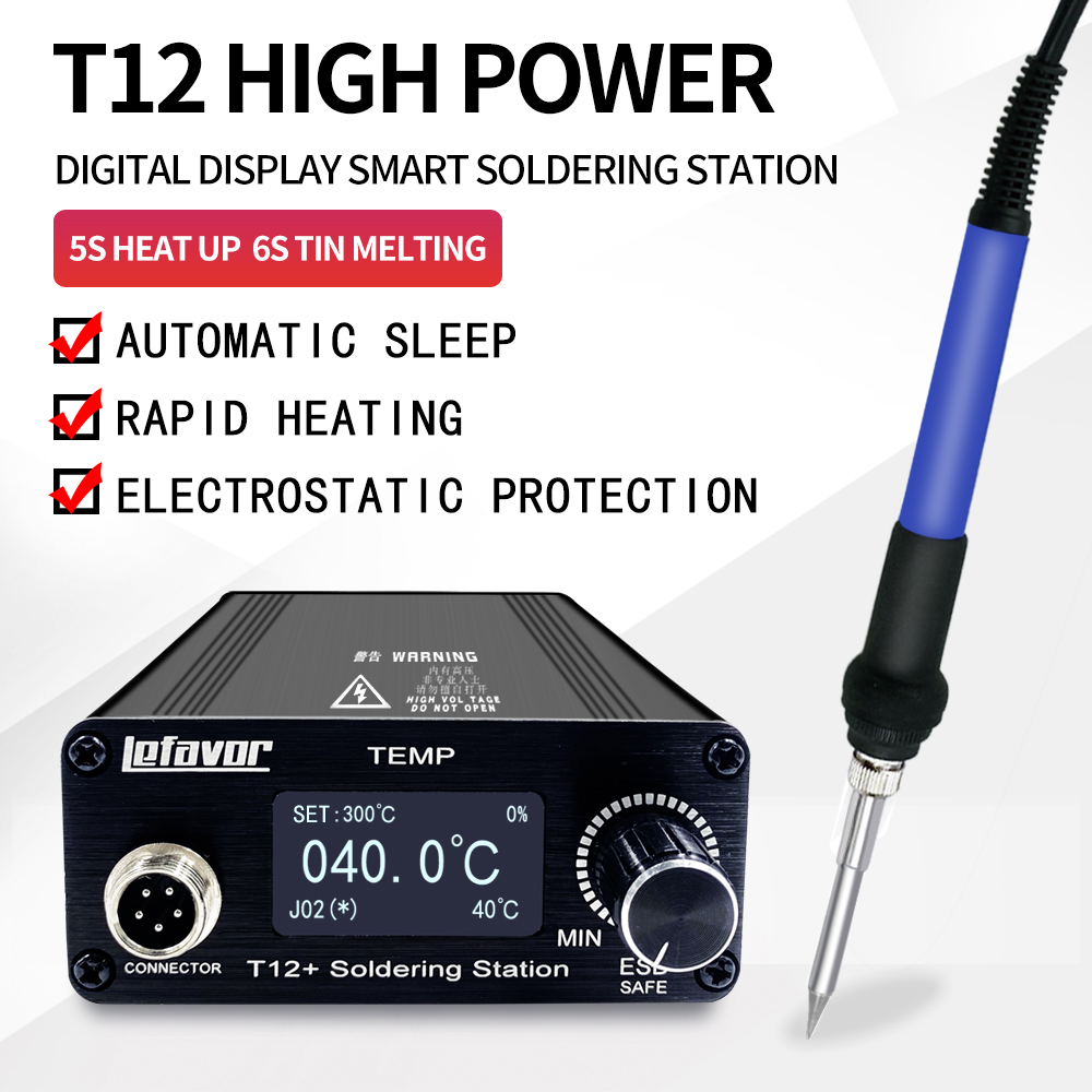 T12 + Tặng Bộ Hàn Hàn Màn Hình - đánh giá và giá T12 Soldering Station Oled